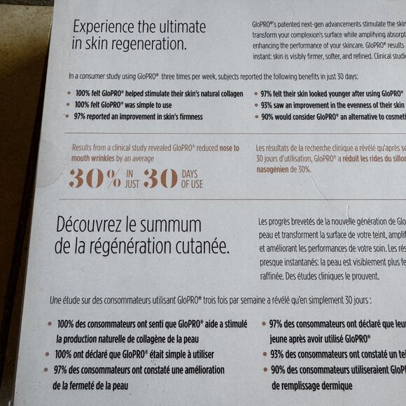 New GLOPRO FACIAL MICRONEEDLING TOOL with  FACE DUO attachment head - Picture 5 of 5